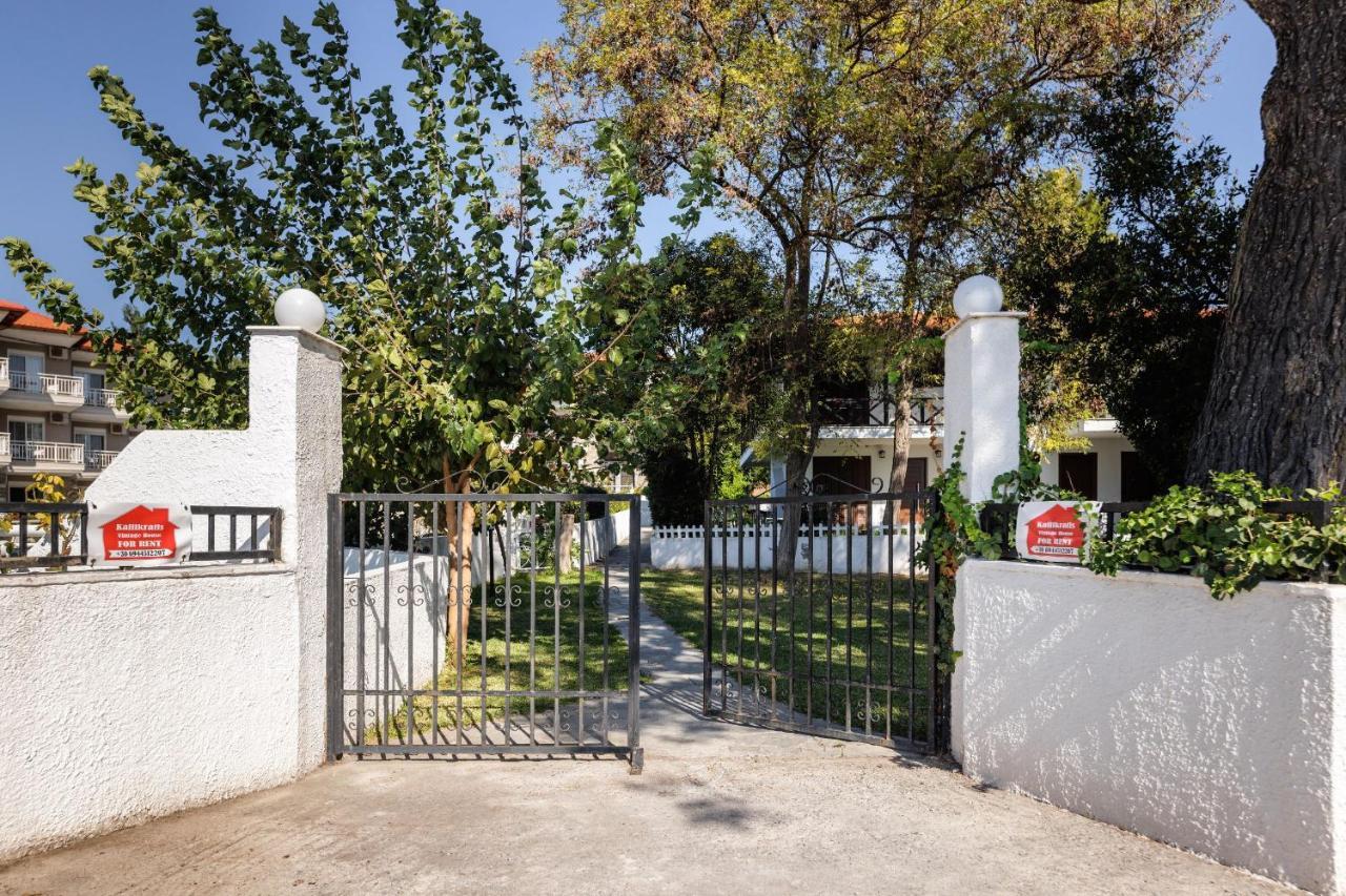 Beach Front Vintage Villa Kalliktratis Nea Kallikrateia Exterior foto
